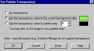 Step 4: Click on current background color then click OK